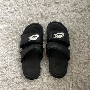 Double strap Nike slides